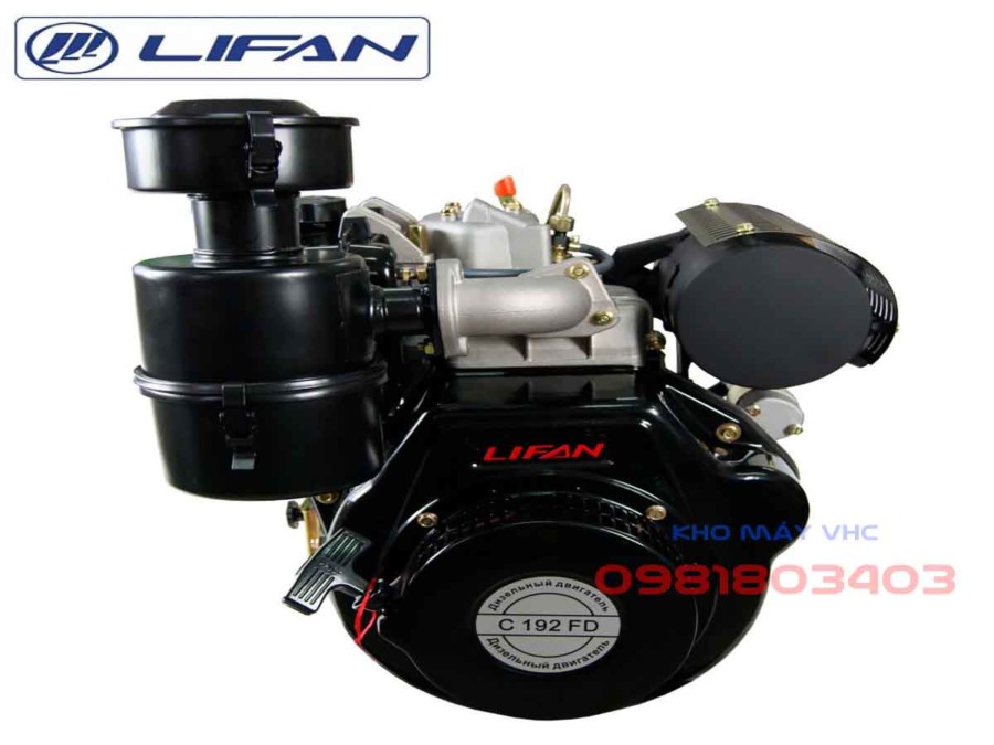 Động cơ diesel Lifan C192FD 13 hp - kho may VHC 0981803403