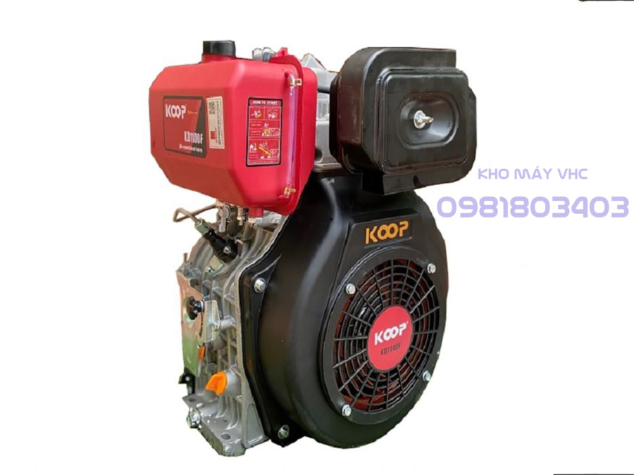 Động cơ Koop KD1100F diesel 12.7HP có đề